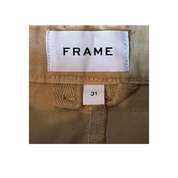 Frame shorts patch pocket utility tan size 31 - Picture 2 of 5